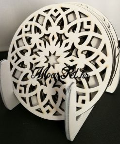 Bijeli podmetač za čaše