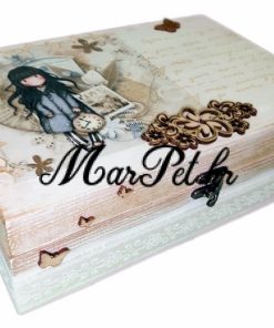 kutija drvena dekupaž