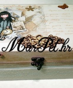 kutija drvena dekupaž