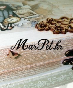 kutija drvena dekupaž