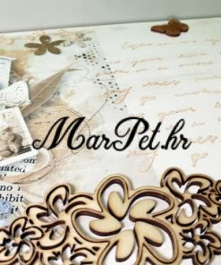 kutija drvena dekupaž