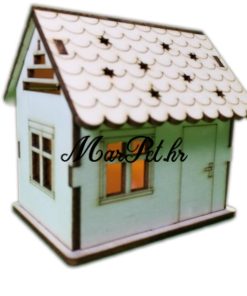 Drvene ukrasne kućice sa LED rasvjetom - 3