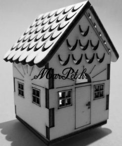 Drvene ukrasne kućice sa LED rasvjetom - 4