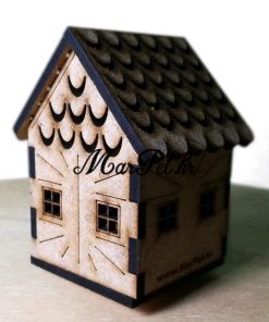 Drvene ukrasne kućice sa LED rasvjetom - 4m