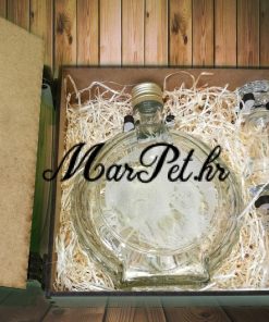 Poklon paket kutija s čuturicom i čašama - Bijeli