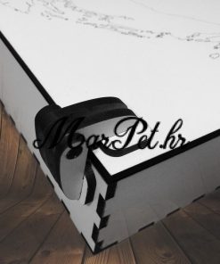 Poklon paket kutija s čuturicom i čašama - Bijeli