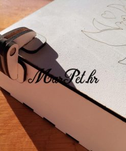 Poklon paket kutija s čuturicom i čašama - Bijeli