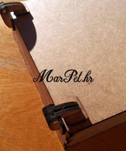 Poklon paket kutija s čuturicom i čašama - Smeđi