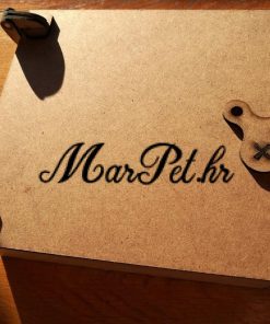 Poklon paket kutija s čuturicom i čašama - Smeđi