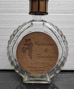 Čuturica staklena ukrasna drvo