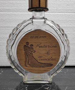 Čuturica staklena ukrasna drvo