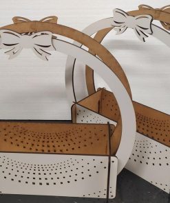 Košarice ukrasne dupla ručka