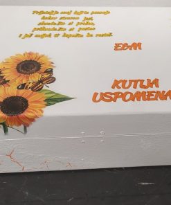 Kutija drvena dekupaž