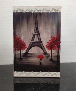 Kutija drvena dekupaž