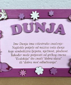 dječji okvir s imenom