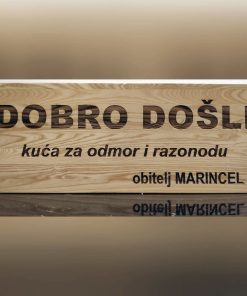 Natpis u dasci 80x30