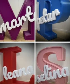 Personalizirani 3D print – slovo s imenom