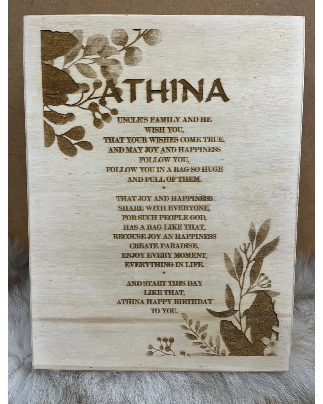 Personalizirana drvena kutija Athina