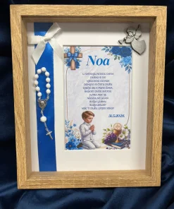 Personalizirani okvir za krštenje s imenom Noa